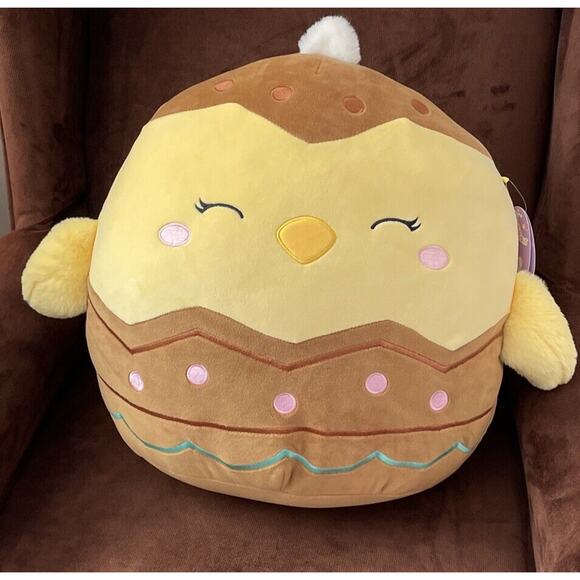 Squishmallows Aimee Chick In Egg 16" Plush Toy Stuffed Animal Jazwares Kellytoy - Picture 1 of 5